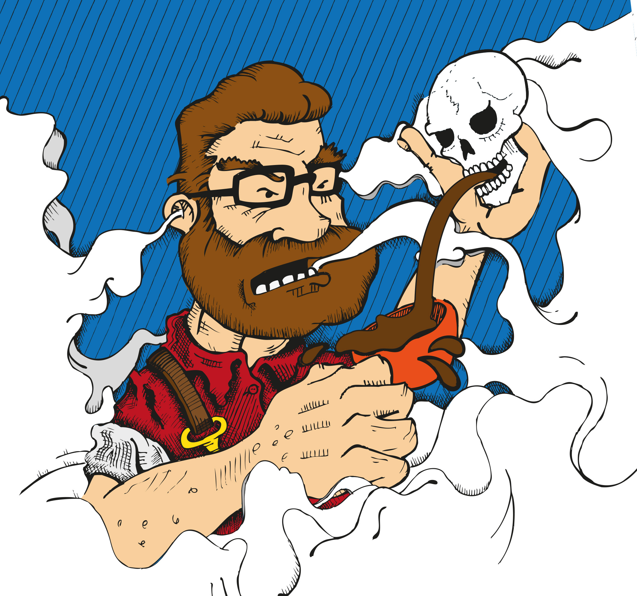 The Barista Illustration