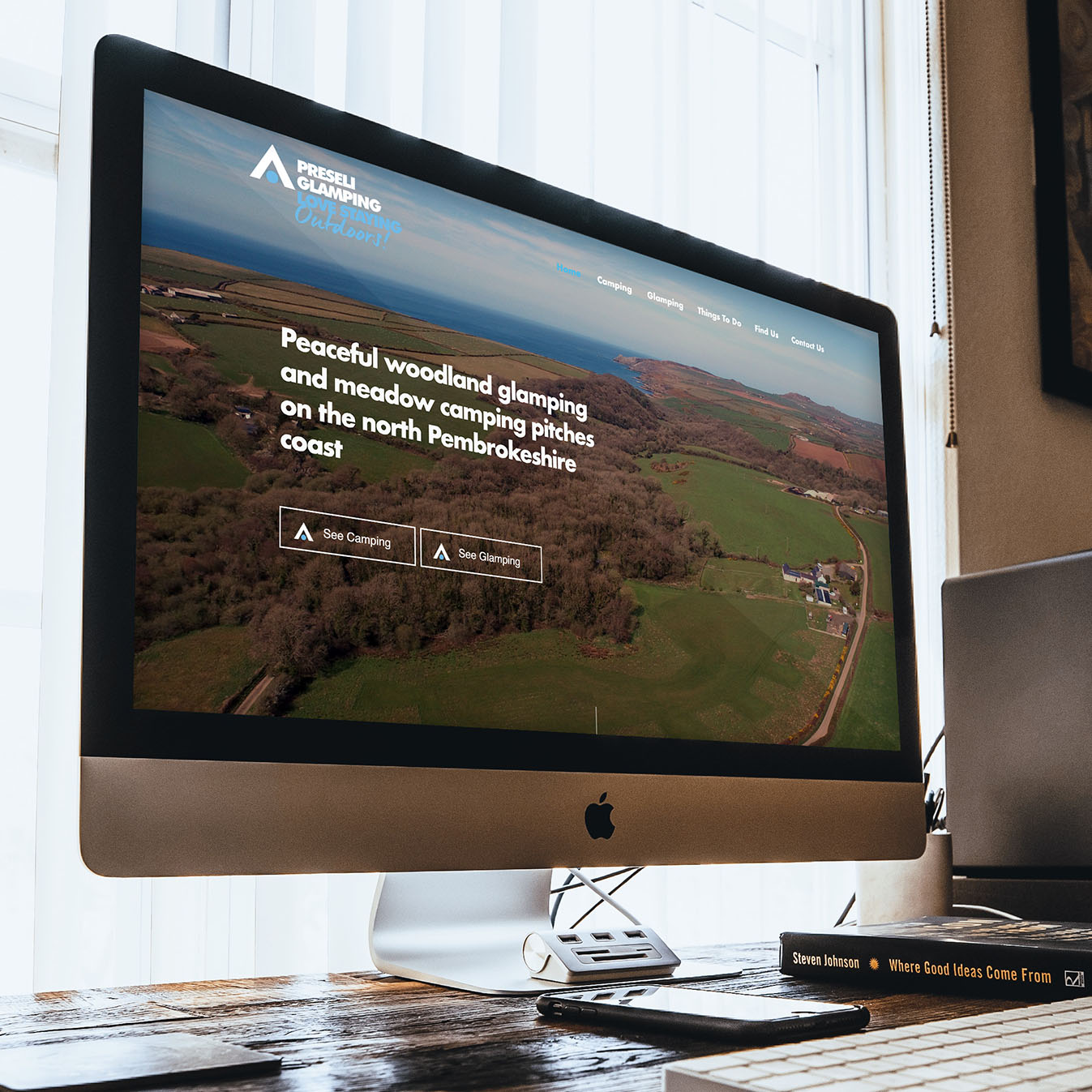 Preseli Glamping Website Design