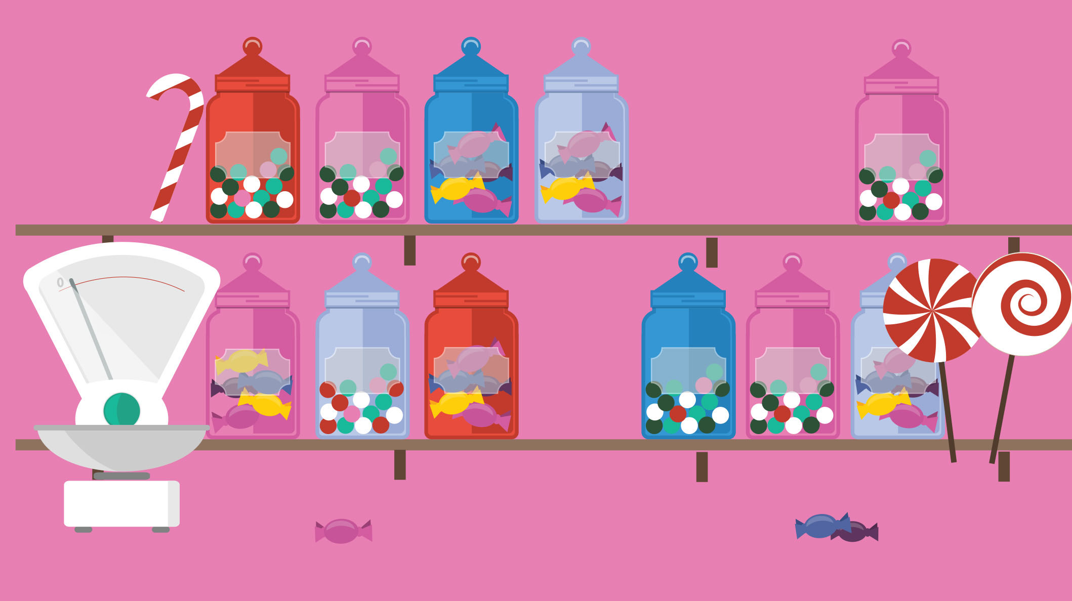 Sweetshop Web Illustration
